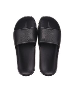 J·J·Zao [Candy Slippers] Men's Anti-Slip Lightweight Couple Anti-Odor Bathroom Slippers Black 42-43