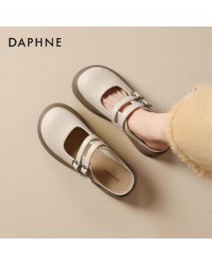 Daphne Women's Closed-Toe Sandals Summer New Style Platform Thick-Soled Slip-On Birkenstock 4025101234 Beige 37