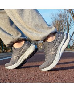 ASICS Men's Neutral Running Shoes 1011B440-021 White/Grey Size 44