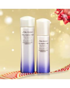 Shiseido Vital Perfection Water & Milk Set (2nd Generation) Moisturizing Type - Water 75ml + Milk 50ml (Deluxe Travel Size)
