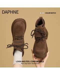 DAPHNE Fashion Boots Martin Boots 2025 Autumn New Must-Have Short Boots Casual Ankle Boots