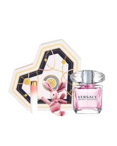 VERSACE Couture Heart-Shaped Gift Set Crystal Pink Women's Perfume 30ml, Mid-Autumn Festival Gift, Birthday Gift for Girlfriend