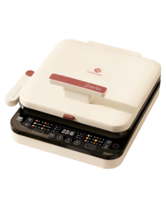 Liven 0-Fluoride Titanium Ceramic Ultra-Wear-Resistant Electric Pancake Maker, 36mm Deepened Detachable Upper and Lower Plates, 1800W Double-Sided Heating, Sandwich Breakfast Machine, Pancake Pan LR-D3529