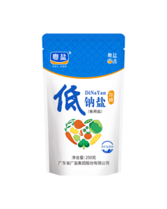 Guangdong Salt Low Sodium Salt 250g [Iodized] Senior Salt Edible Salt Potassium Salt Reduced Sodium Without Losing Saltiness Seasoning Condiment