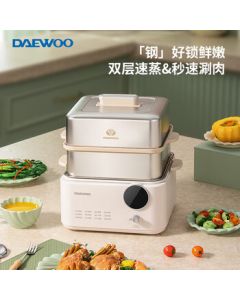 Daewoo Multi-Function Electric Steamer (White) DYZL-12L35
