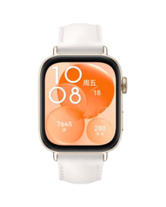 HUAWEI WATCH FIT 3 Smart Watch Pearl White - Ultra-Thin Large Screen Fitness & Fat Burning Smartwatch for Men & Women, Perfect New Year Gift [Year of the Snake Gift]