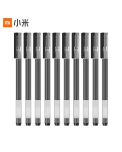 Xiaomi (MI) Super Ink Gel Pen Press-Type Mijia Gel Pen Refill 0.5mm Black Ink Pen Student Stationery Office Supplies 10-Pack