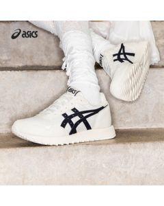 ASICS Tiger Runner II Unisex Fashion Casual Sneakers - Beige/Black - 37.5