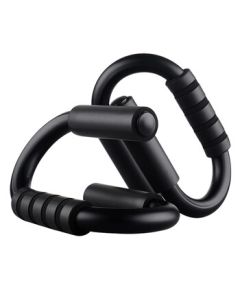 Zhongaoda S-Type Push-Up Stand, S-Shaped Push-Up Support Indoor Fitness Holder Black KA35