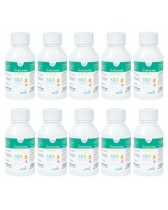 Haishi Hainuo Hydrogen Peroxide Solution for Skin Wound Disinfection and Care, Antimicrobial Agent, 100ml*10 Bottles