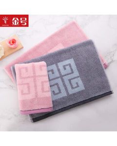 Haojin Pure Cotton Towel for Adults, Infants, and Children - Thickened Face Towel S1206 (1 Piece, Random Color)