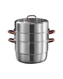 Cooker King Three-Layer Stainless Steel Steamer Fish Steaming Pot Soup Pot 30cm
