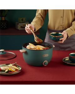 Bear Electric Cooking Pot, Electric Wok, Electric Hot Pot, Multi-Function Pot, 3L Upgraded Version for Home and Dormitory Use (Model: DRG-C30H1)