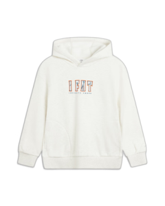 Li Ning Fleece-Lined Hooded Sweatshirt for Teen Boys, 2025 Autumn/Winter New Loose Sports Top YWDV233