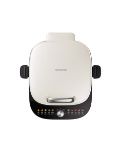 Joyoung Electric Pancake Maker, Double-Sided Heating, Extra Large and Deep, Non-Stick 0-Fluoride Titanium Ceramic Coating, Breakfast Machine, Pancake Pan, Removable and Washable Electric Griddle, Electric Grill Pan