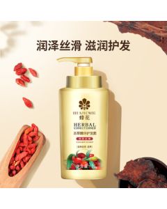 Bee & Flower Herbal Essence Conditioner 1L - Moisturizing & Smoothing for Dry, Frizzy, Split Ends, Damaged Hair - For Women & Men