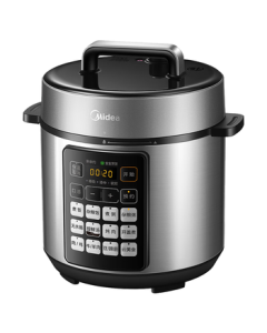 Midea Deep Soup Smart 5L Fully Automatic Electric Pressure Cooker - Freshness Enhancing & Odor Removing Electric Pot, Open Lid Hot Pot, Easy-to-Clean Dual Inner Pots, High Pressure Rice Cooker E522 (4-6 People)
