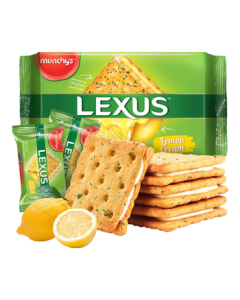 Munchy's Malaysia Imported Lemon Sandwich Biscuits Snack Pastry Afternoon Tea 190g Individual Packs