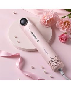 DAEWOO High-Speed Hair Dryer for Home Use, 20 Million Negative Ions Hair Care, Intelligent Temperature Control DYCF-12W80 Chantilly Pink