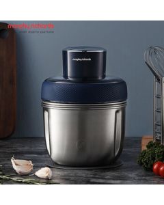 Morphy Richards Home Meat Grinder, Electric Multi-function Food Processor, Baby Food Maker, Garlic Chopper, Stainless Steel MR9401A