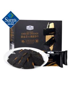Member's Mark Black Gold Cheese Crisp Crackers 1.2kg (Minimum 88 Packs) 1.2kg*1 Box