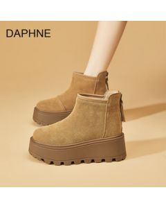 DAPHNE Winter Boots 2025 New Arrival Thick-Soled Warm Fleece-Lined Comfortable Loafers Fashion Versatile Women's Snow Boots