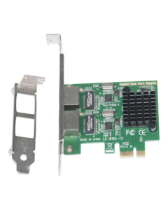 MOGE MC2249 Desktop Gigabit Network Card Dual Port PCIE Gigabit Ethernet Card Adaptive Network Card Built-in Wired Network Card