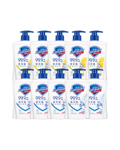 Safeguard Antibacterial Hand Wash 420g*10 bottles (Pure White*5 + Lemon*5) Family Hotel Restaurant Bulk Pack 8.4kg