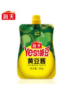 Haitian Bean Paste Squeeze Pack Seasoning Sauce for Dipping, Braising, Red-Cooking, Rice Mixing, Noodle Mixing, and Meal Accompaniment - Soybean Paste 300g