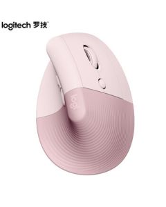 Logitech Lift Ergonomic Mouse with Logi Bolt Receiver, Vertical Wireless Bluetooth Mouse for Small Hands - Pink