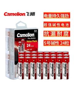Camelion AA/LR6 Alkaline Batteries (24-Pack) for Mouse/Body Fat Scale/Toys/Camera/Fingerprint Lock/Microphone/Pulse Oximeter/Ear Thermometer/Fan Light Sign
