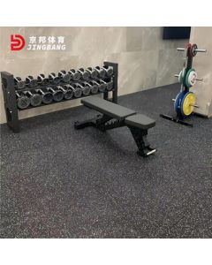 Jingbang Gym Rubber Floor Mat Anti-Slip Shock Absorption Anti-Impact Soundproof Mat 500*500*20MM
