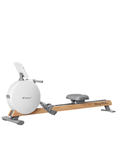 Merach Rowing Machine with Intelligent Resistance Adjustment, Magnetic Control Fitness Equipment for Aerobic and Anaerobic Exercise, Self-Generating Power - Dual Resistance Adjustment via Smart Remote