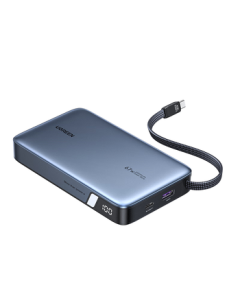 UGREEN [3C Certified Flight-Approved] Super Power 67W Power Bank with Built-in Cable, 20000mAh 65W Fast Charging for Laptops, High-Capacity Portable Charger Compatible with Xiaomi and Apple