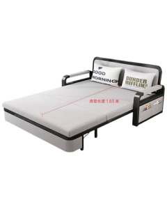 Naigao Folding Sofa Bed Dual-Purpose Multi-Functional Bed for Small Spaces, Double Bed Extendable Bed with Mattress 1.8m
