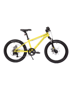 Decathlon Kids Mountain Bike Aluminum Disc Brake Yellow 7-Speed 20 Inches - 4740867