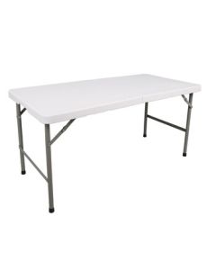 TuoYe Outdoor Folding Table Portable Simple Outdoor Long Table for Meetings, Study, Training, Activities, and Home Dining, 1.2m ZDZ-04
