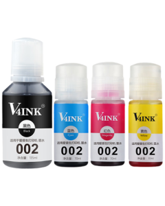 V4INK 002 Ink Four Colors L4168 Ink Compatible with Epson Printer Ink L4268 L4267 L4266 Printer Ink L4166 L4263 L6279 L4158 L6178