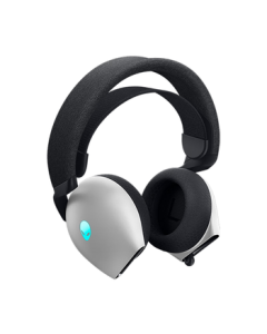 Alienware AW520H Gaming Headset - Professional Esports Headphones for Delta Operations, Wired with Smart Noise Reduction, Dolby Atmos RGB High-End Peripheral (White)