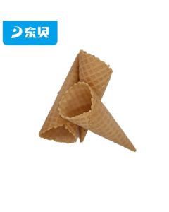 Donper Ice Cream Cone Maker - Commercial 400-Pack Small Slanted Plain Cones
