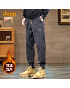 JEEP 2025 Autumn/Winter Men's Fashion Cargo Pants, Trendy Slim-Fit Tapered Leg, Loose Fit Sports Pants, Versatile Casual Trousers