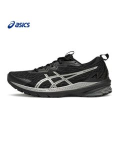 ASICS Men's Durable Breathable Running Shoes GEL-ANCHOR Black/Grey 40