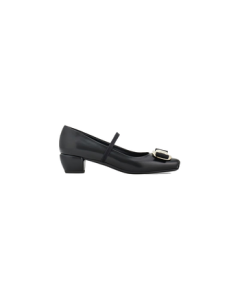 Ferragamo Women's Black New Edition Vara Logo High Heels 0785331_1C _ 50 Gift for Girlfriend