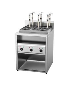 Lecon Multi-functional Commercial Noodle Cooking Stove, Oden Noodle & Soup Powder Cooking Stove, Stainless Steel Vertical 6-Burner Electric Noodle Cooker LC-DK-CY6A