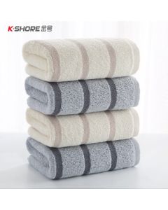 Jinhao Pure Cotton Towel for Home Use, Adults & Babies Soft Face Towel GA1058, 1-Piece Pack (Color Randomly Selected)
