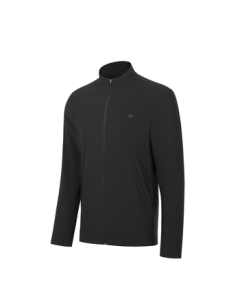 JD Sports Jacket for Men, Outdoor Running Windbreaker, Stand Collar Jacket for Autumn, Black L