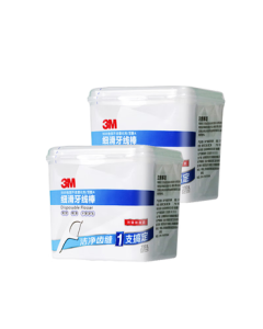 3M Dental Floss Picks C-Shaped Ultra-Smooth Floss Toothpicks for Teeth Cleaning, Extra Fine & Fray-Resistant, 2 Boxes 300 Picks with Travel Case