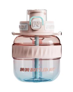 BOTTLED JOY Large Capacity Sports Water Bottle Fitness Water Jug Ton Ton Cup for Men and Women Big Belly Cup Dun Dun Bottle
