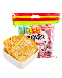 Miduoqi Toasted Bun Slices 40g*10 Packs, Snack Food, Office Munchies, Breakfast Biscuits, Multi-Flavored