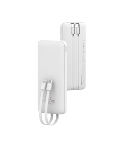 JingDong Jingzao 3C Certified Flight-Approved 22.5W Super Fast Charging Power Bank with Built-in Cable, 10000mAh Ultra-Thin Portable Charger for iPhone 17, Huawei, Xiaomi, Honor